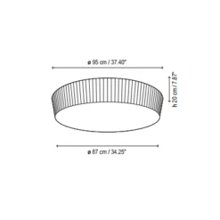 Plafonet 03 Ceiling Flush Mount
