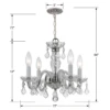 Traditional Crystal 1064 Mini Chandelier -Home Lighting Shop cRY189779 SPEC