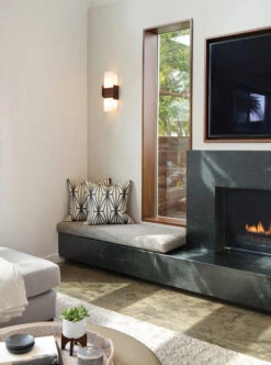 Acuo LED Wall Sconce -Home Lighting Shop cer acuowall living