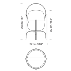 Cestita Alubat Portable Table Lamp