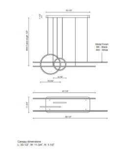 Chute Calypso Linear Suspension
