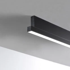 Ritmo Linear Ceiling Light -Home Lighting Shop costa ritmoceiling blk1