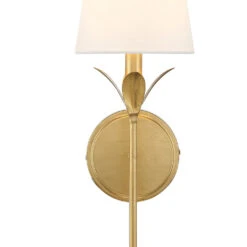 Broche Petal Wall Sconce 10 Broche Petal Wall Sconce -Home Lighting Shop crystorama brochepetalwal gold1