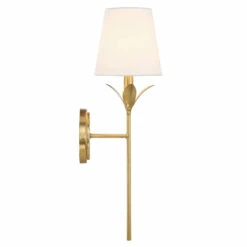 Broche Petal Wall Sconce 11 Broche Petal Wall Sconce -Home Lighting Shop crystorama brochepetalwal gold3