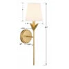 Broche Petal Wall Sconce -Home Lighting Shop crystorama brochepetalwal line
