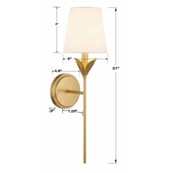 Broche Petal Wall Sconce