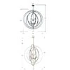 Luna Orb Chandelier -Home Lighting Shop crystorama lunaorbchand line