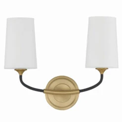 Niles Wall Sconce -Home Lighting Shop crystorama nileswall 3