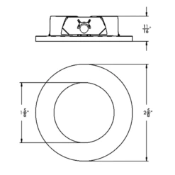 ECO 1IN Round Wet Location Trim