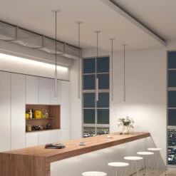 PDC Color Select Semi-Recessed Cylinder Pendant -Home Lighting Shop dals pdc18 install kitchen