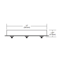 Fast Jack Halogen 12 Inch Round 3 Port Canopy