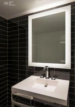 Sail Surface Mount LED Mirror 9 Sail Surface Mount LED Mirror -Home Lighting Shop edge 184533 install vanity