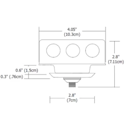 Fast Jack LED 2 Inch Canopy