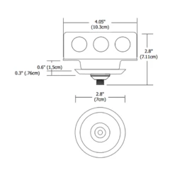 Fast Jack 2 Inch Round Canopy