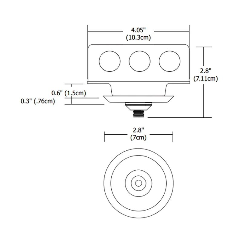 Fast Jack 2 Inch Round Canopy 3 Fast Jack 2 Inch Round Canopy