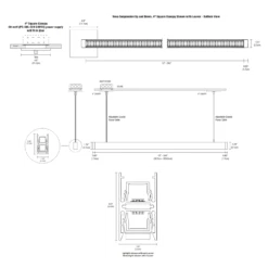 Nova Up/Down Suspension W/Remote Power/SQ Canopy