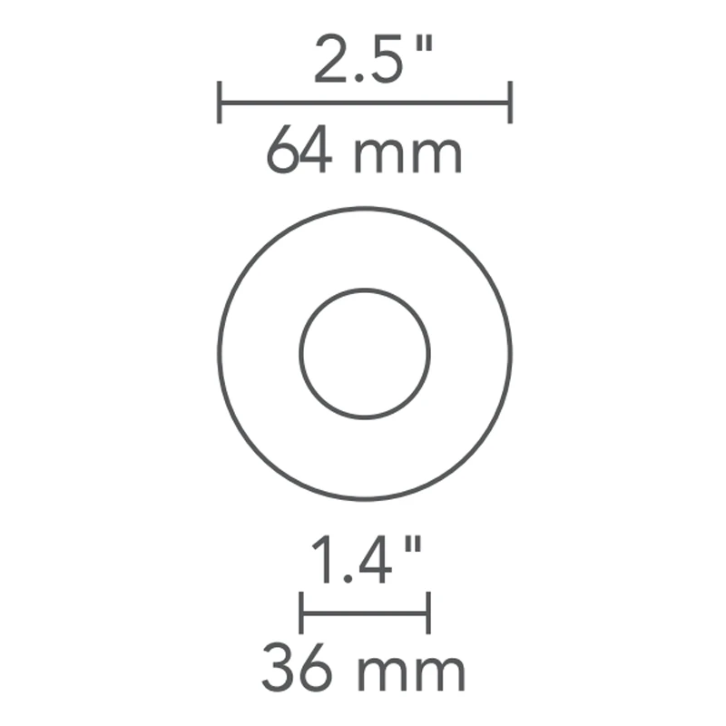 2 Inch Round Flangeless Bevel Lensed Shower Trim 3 2 Inch Round Flangeless Bevel Lensed Shower Trim