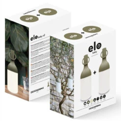 ELO Baby Portable Table Lamp - Set Of 2 -Home Lighting Shop elo baby khaki add