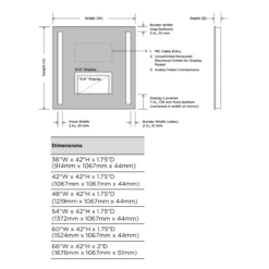 Integrity Lighted Mirror With TV