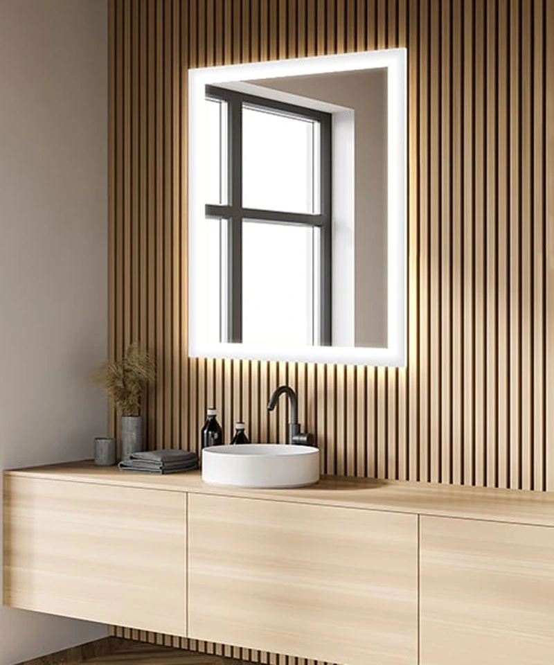 Silhouette Rectangle Lighted Mirror 5 Silhouette Rectangle Lighted Mirror - Image 3