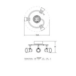 AFX Gage Round Spot Light