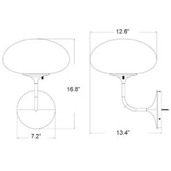 Gubi Stemlite Plug-in Wall Sconce