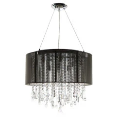 Beverly Drive Dual Hanging/Flush Mount -Home Lighting Shop hf1502 black