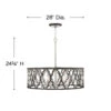 Portico Wide Pendant -Home Lighting Shop hnk 3066gg 1 dim
