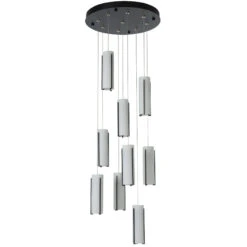 Exos 9 Light Multi Light Pendant 14 Exos 9 Light Multi Light Pendant -Home Lighting Shop hub exosmlti131104 opblack2