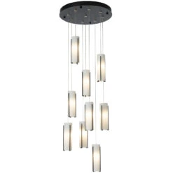 Exos 9 Light Multi Light Pendant 12 Exos 9 Light Multi Light Pendant -Home Lighting Shop hub exosmlti131104 opblack4