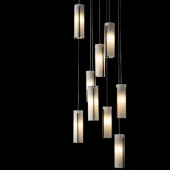 Exos 9 Light Multi Light Pendant 11 Exos 9 Light Multi Light Pendant -Home Lighting Shop hub exosmlti131104 opblack5