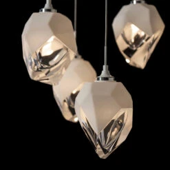 Chrysalis Small Round Multi Light Pendant -Home Lighting Shop hubbardton 131137 SKT whitewhite1
