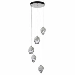 Chrysalis Small Round Multi Light Pendant -Home Lighting Shop hubbardton 131137 SKT whitewhite2