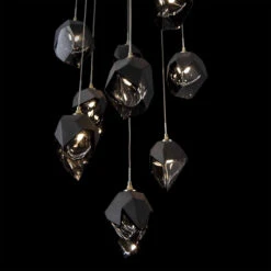 Chrysalis Small Round Multi Light Pendant -Home Lighting Shop hubbardton 131140 SKT LONG 86 BP0754 23
