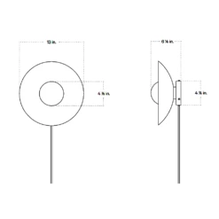 Arundel Orb Plug-In Surface Mount - Discontinued