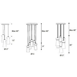 Licio Multi Light Pendant