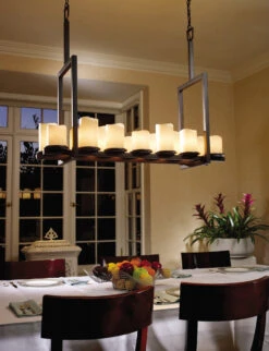 CandleAria Dakota Linear Chandelier