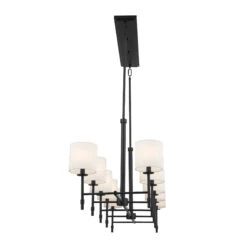 Ali Linear Chandelier -Home Lighting Shop kichler 52503BK add1
