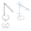 Z-Bar Solo Pro Gen 4 Tunable White Desk Lamp -Home Lighting Shop koncept ZBD1000 desk pro spec