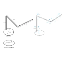 Z-Bar Pro Gen 4 Tunable White Desk Lamp
