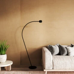 Flux Floor Lamp -Home Lighting Shop kuzco FLUX FL46660 GBK