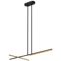 Shift Linear Pendant -Home Lighting Shop kuzco SHIFT LP28748 BKBGadd