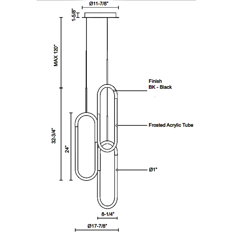 Huron Multi Light Pendant - Floor Model 3 Huron Multi Light Pendant - Floor Model