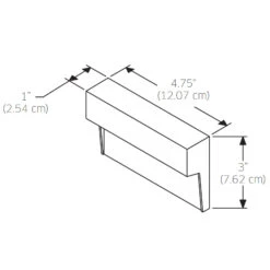 120V Horizontal Ledge Step Light