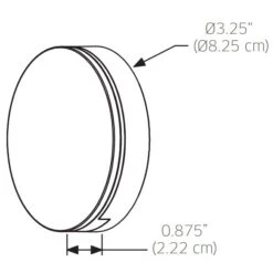 120V Round Step Light