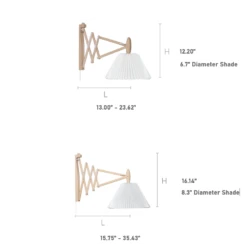 Le Klint Sax Flexible Plug-In Wall Lamp W/ Tapered Shade