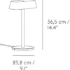 Muuto Linear Table Lamp -Home Lighting Shop linear table lamp spec