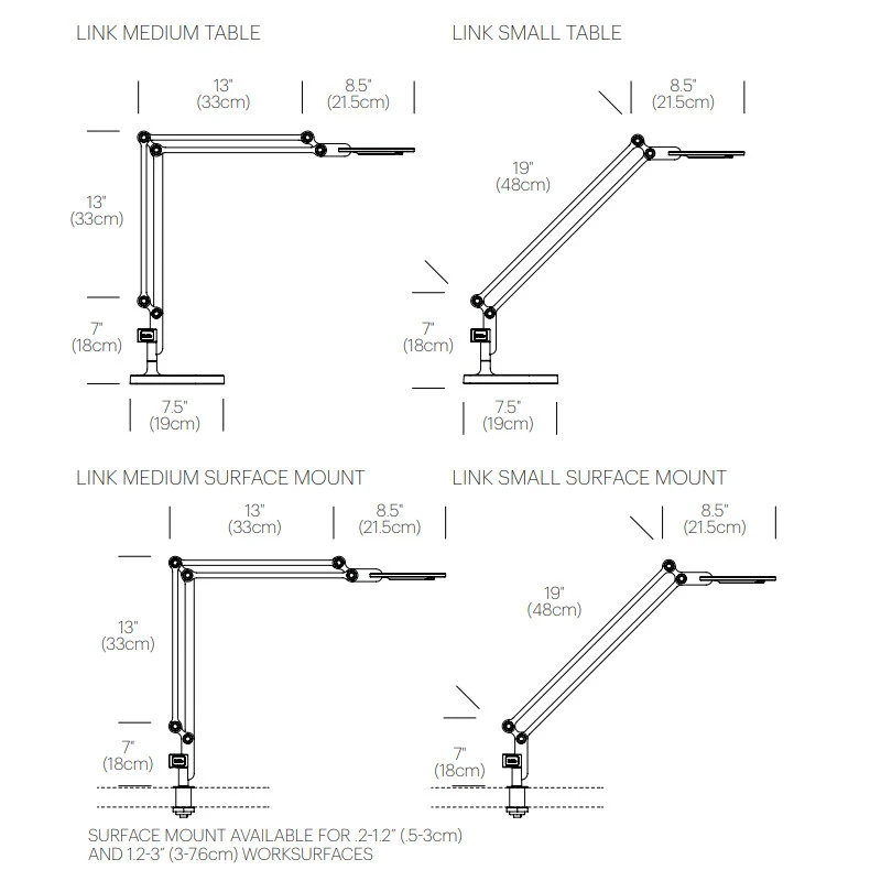 Link Table Lamp 3 Link Table Lamp