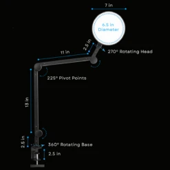 Edge Light Task Light With Clamp