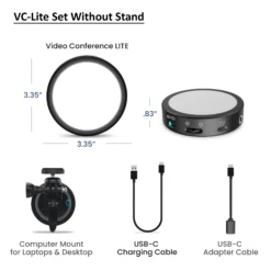 VC-Lite Video Conference Light -Home Lighting Shop lumec LMC LC VCLITE add40